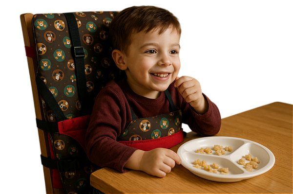 Cadeira de Alimentação - Totalmente Ajustável - Todos os Tamanhos de Cadeira - 6 meses a 3 anos - Frete Grátis