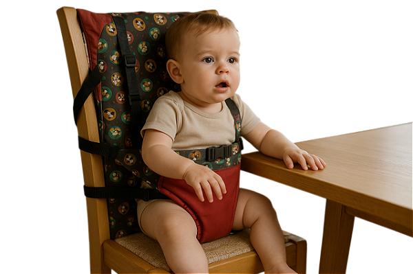 Cadeira de Alimentação Reforçada - Totalmente Ajustável - Todos os Tamanhos de Cadeira - 6 meses a 7 anos - Frete Grátis