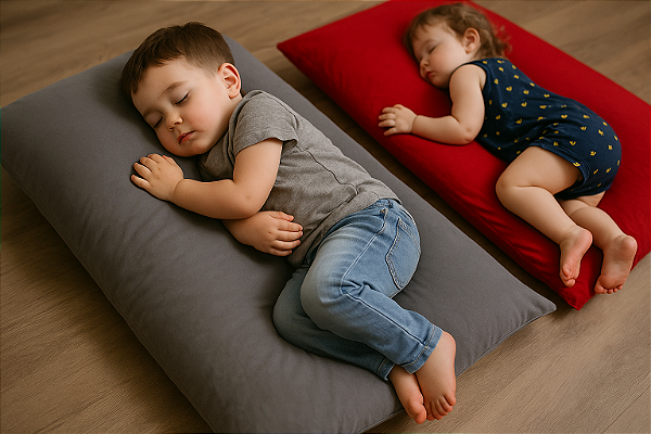 Capa de Lycra para Almofadão Sensorial - 1,50 M X 1,0 M - (Sem enchimento) Transforme Momentos Agitados em Relaxamento Profundo! Para Autismo e TDAH, acalma e organizar comportamento - Antialérgico - Lavável - Cor Personalizada Frete Grátis todo Brasil
