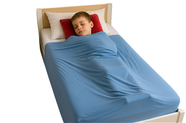 Lençol Sensorial Lycra – Tamanho 1, 70m x 1,0m - para Autismo, TDAH e insônia - Frete Grátis todo Brasil - Antialérgico - Lavável - Personalizado com peso e cor tecido
