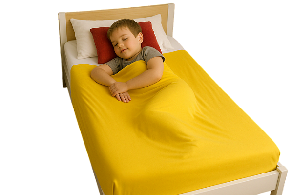 Lençol Sensorial Lycra GG – Tamanho 1,50m x 1,70m, para Autismo, TDAH e insônia - Frete Grátis todo Brasil - Antialérgico - Lavável - Personalizado com peso e cor tecido