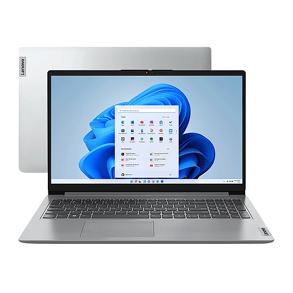 NOTEBOOK SEMINOVO LENOVO IDEAPAD 1 | i5 12ª GERAÇÃO | SSD 512GB | 8GB RAM | TELA 15.6" | GRADE A