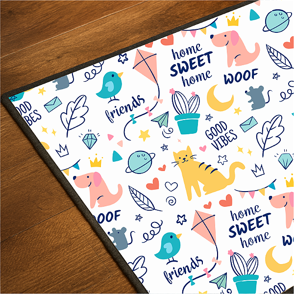 TAPETE LAVÁVEL PREMIUM - GOOD VIBES