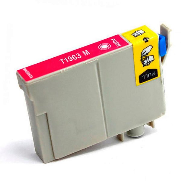 Cartucho Epson T1963 \ XP-101 XP-201 XP-214 XP-401 XP-411 Magenta Compatível (7ml)