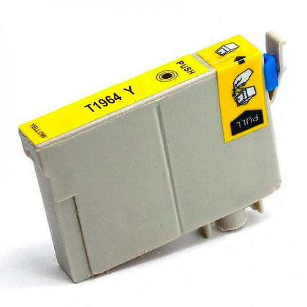 Cartucho Epson T1964 \ XP-101 XP-201 XP-214 XP-401 XP-411 Yellow Compatível (7ml)