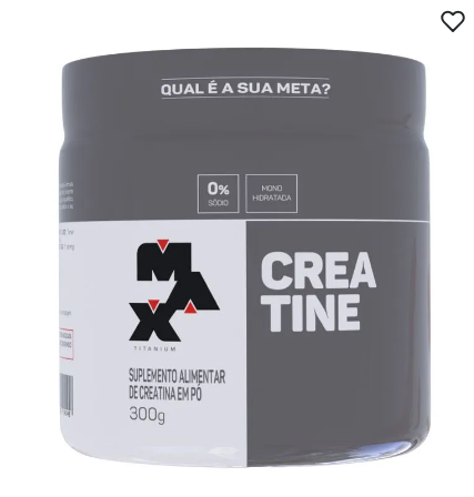 Creatine Monohidratada - Max Titanium - 300g