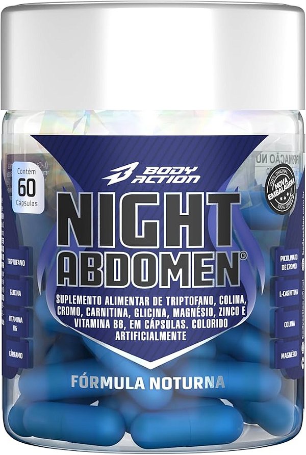 Night Abdomen - Bodyaction - 60 cápsulas