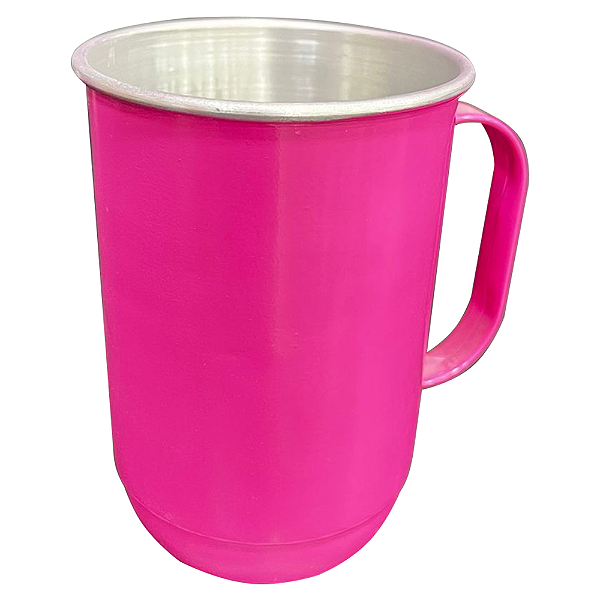 Caneca de Alumínio Rosa Pink 500ml