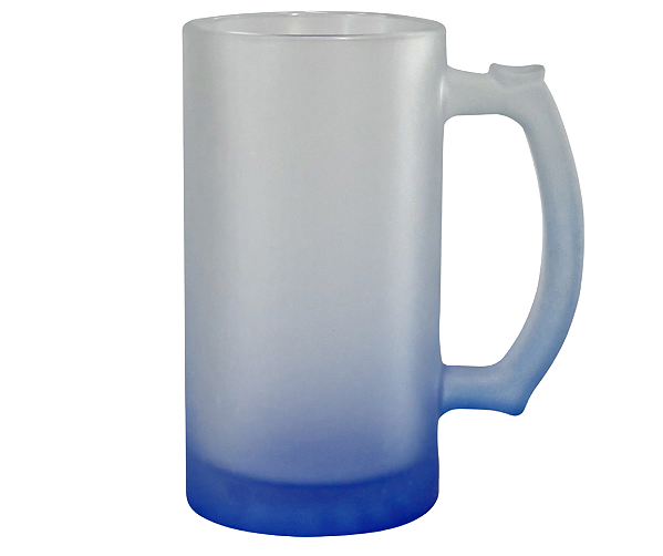 Caneca de Chopp em Vidro Jateado