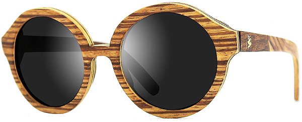 Óculos de Sol Valentina Zebra Wood
