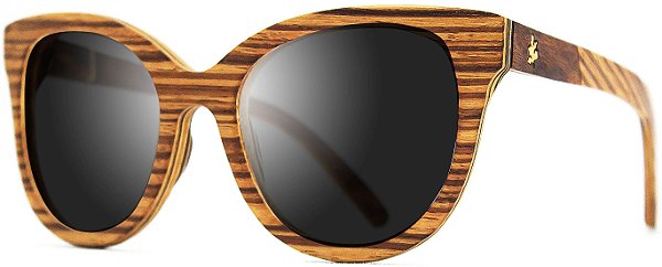 Óculos de Sol Flor Zebra Wood