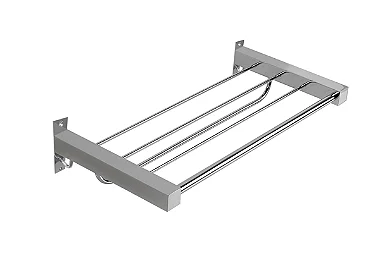 Toalheiro Rack Com Mão Francesa com Alça - ZETA HT