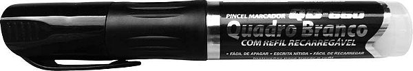 MARCADOR DE QUADRO BRANCO QB550 PRETO GRAMPLINE