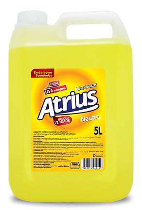 DETERGENTE LAVA LOUÇAS NEUTRO 5L (ATRIUS)