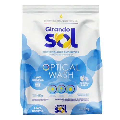 SABÃO EM PÓ 4Kg GIRANDO SOL IMP-004/4