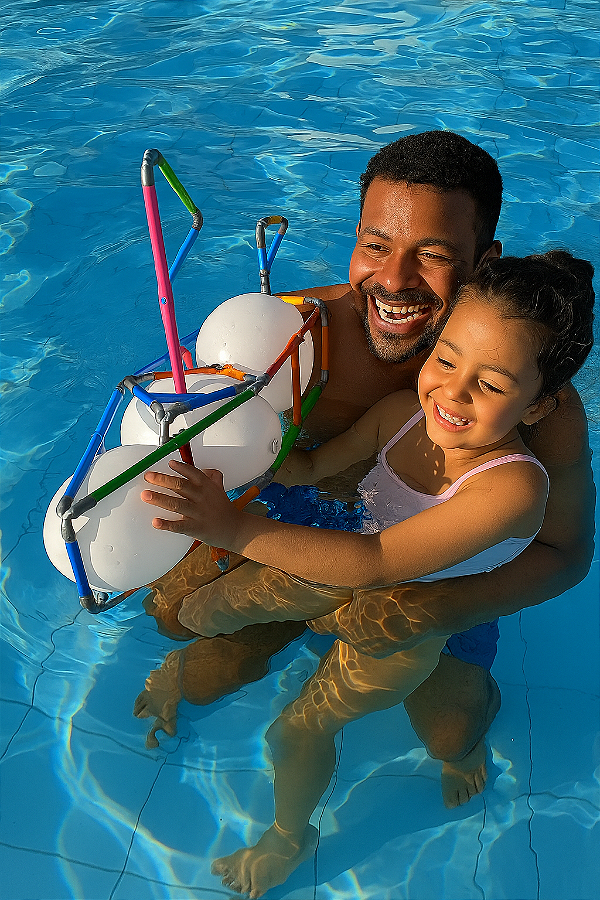 Quebra-cabeça Edulig Puzzle 3D Veleiro - 52 peças e conexões