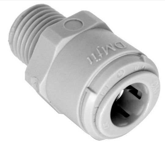 AMC0604 - CONEXÃO RÁPIDA ROSCA MACHO 1/4" NPT X TUBO 3/8"