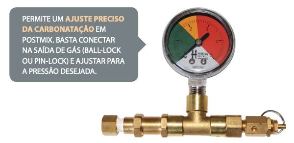 VÁLVULA DE ALÍVIO REGULÁVEL PARA CONECTORES BALL/PIN - ROSCA 7/16