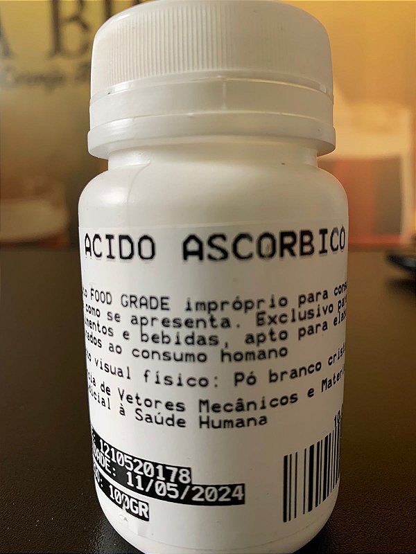 ÁCIDO ASCORBICO FCC