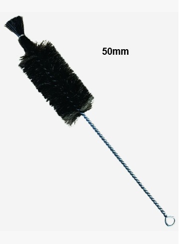 ESCOVA DE CRINA PARA LAVAGEM DE GARRAFAS GRANDE - 50MM COM PINCEL