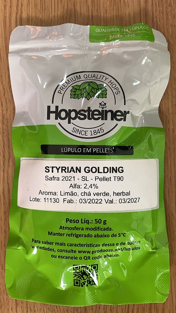 LUPULO STYRIAN GOLDING HOPSTEINER PELLET T-90