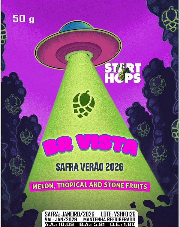 LUPULO BR VISTA START HOPS - NACIONAL