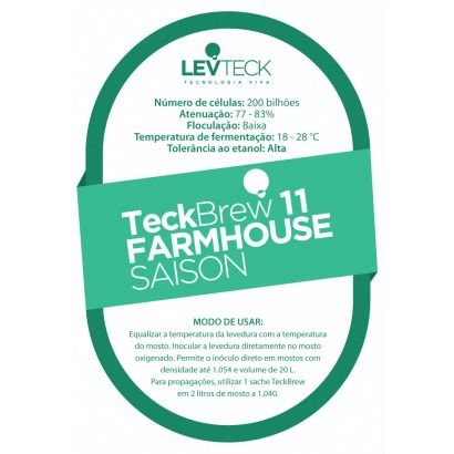Fermento Levteck - Teckbrew 11 - Farmhouse Saison