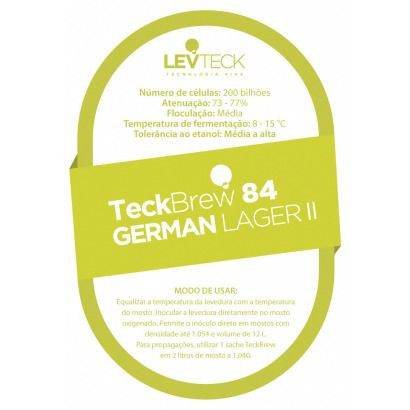 Fermento Levteck - Teckbrew 84 - German Lager
