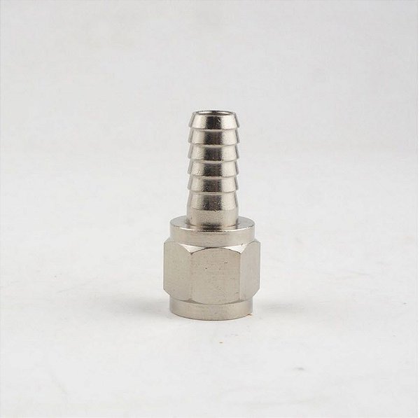 ESPIGÃO 1/4" C/ ROSCA 7/16"FL PARA CONCETOR BALL LOCK COM ROSCA