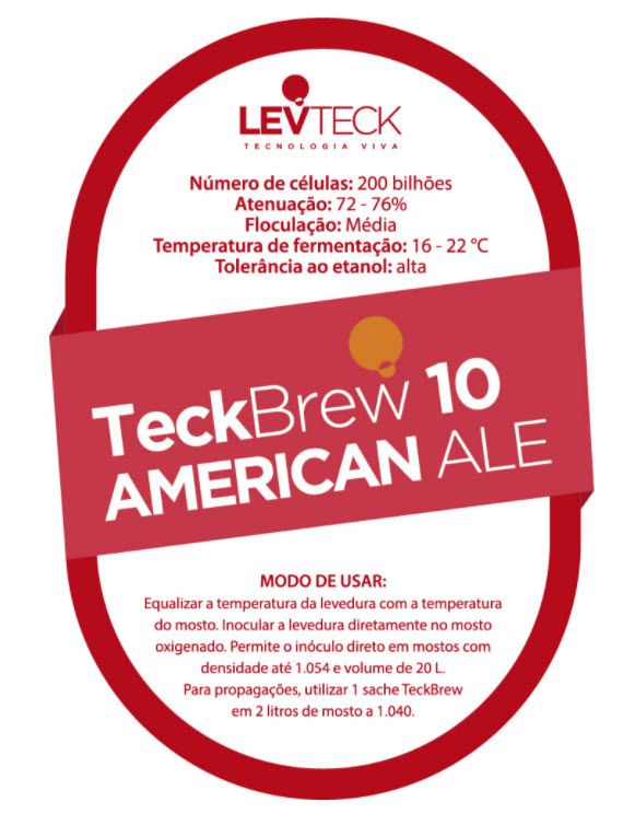 Fermento Levteck - Teckbrew 10 - American Ale