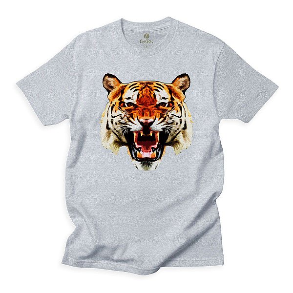 Camiseta Ecologia Cool Tees Tigre No Fear