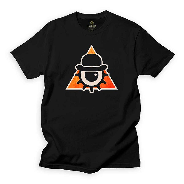 Camiseta Cinema Cool Tees Filmes Classicos Laranja