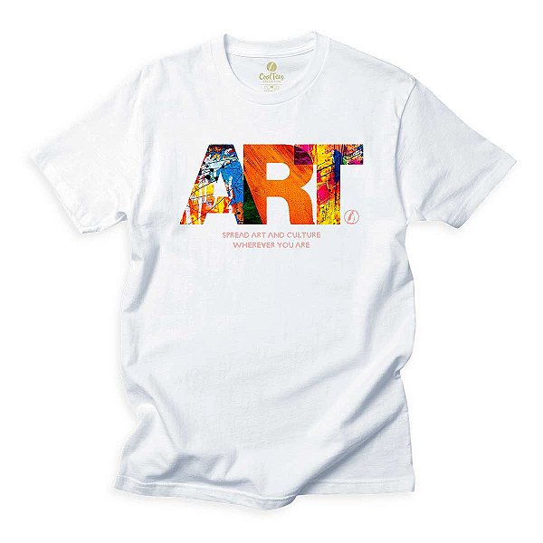 Camiseta Criativa Cool Tees Espalhe Arte e Cultura I