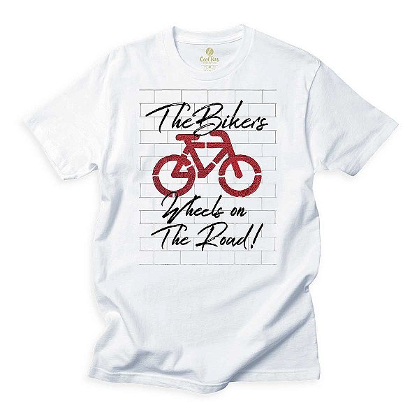 Camiseta Bike Cool Tees Ciclista Bicicleta Rock The Wall Diferente