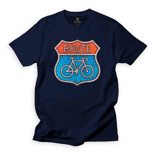 Camiseta Bike Cool Tees Ciclista Bicicleta Rock Road 66 Diferente