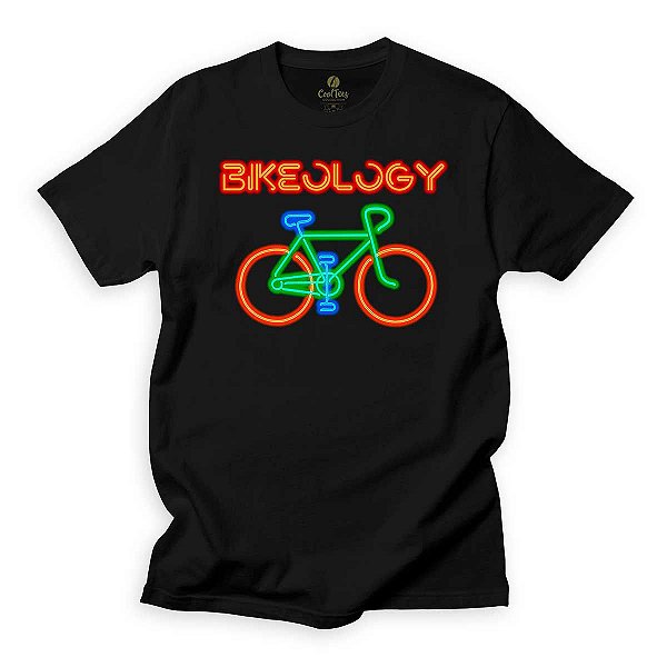 Camiseta Ciclista Cool Tees Bicicleta Bike Shop Neon Diferente