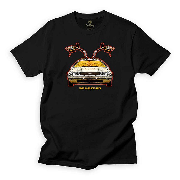 Camiseta Cinema Cool Tees Filmes Classicos De Lorean De Volta Futuro