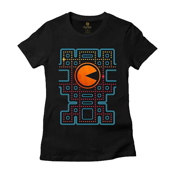 Camiseta Feminina Geek Cool Tees Games Classicos