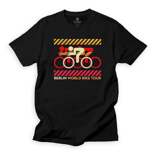 Camiseta Ciclistas Cool Tees Bicicleta Berlim Bike Tour