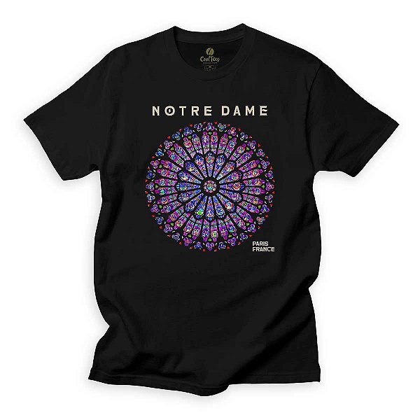 Camiseta Arte e Cultura Cool Tees Viajem Paris Notre Dame