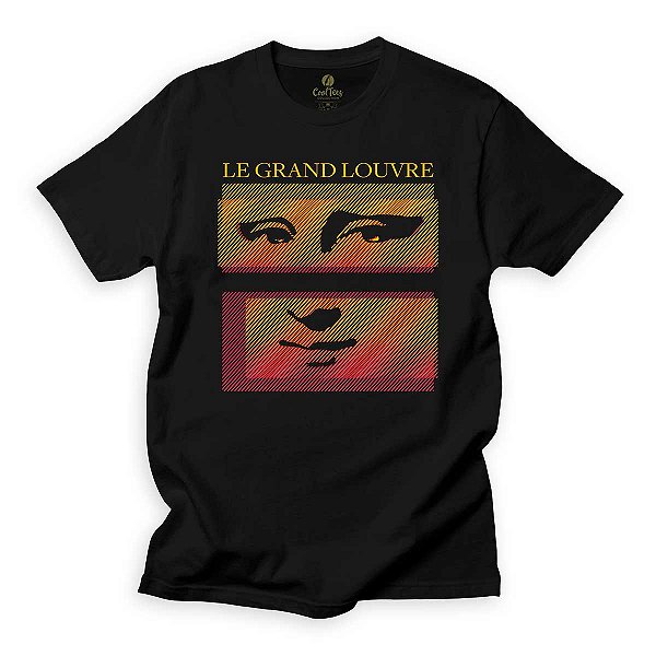 Camiseta Arte Cool Tees Museu Leonardo Mona Linhas Criativas