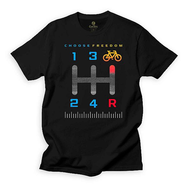 Camiseta Ciclistas Cool Tees Bike Marcha Liberdade