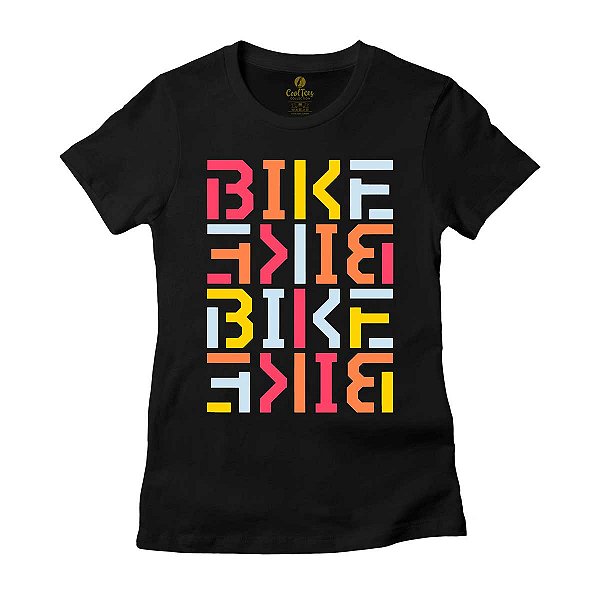 Camiseta Feminina Cool Tees Ciclista Bicicleta Bike Grafik Diferente