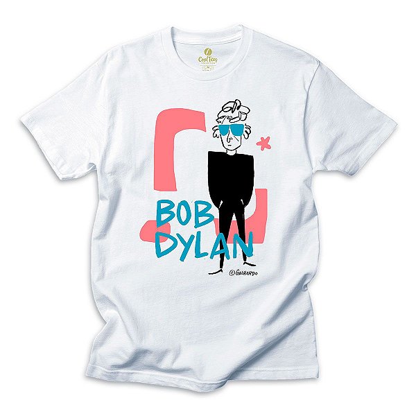 Camiseta Música Cool Tees Caco Galhardo Bob Dylan