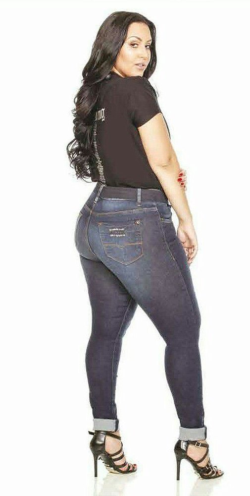 Oppnus Jeans Skinny Cós Alto