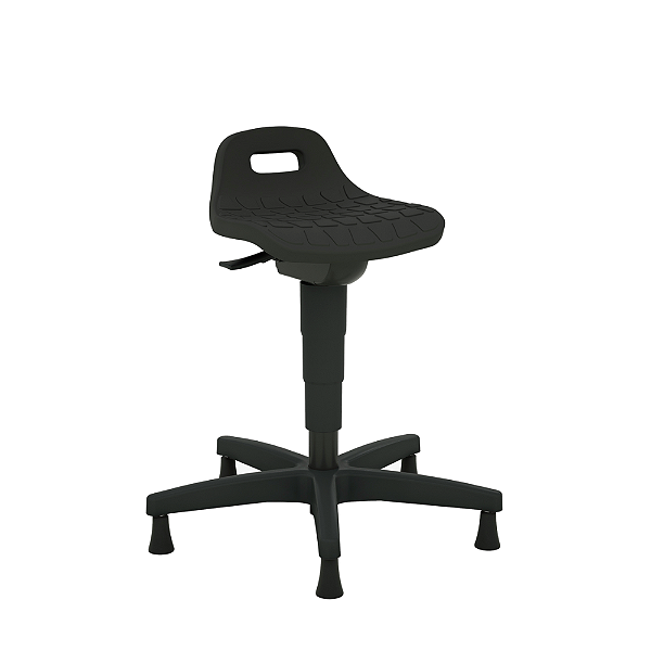 Banco Semi-Sentado pu Preto