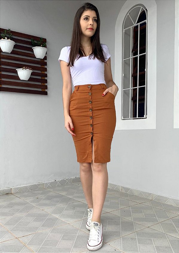 saia social com bolso lateral