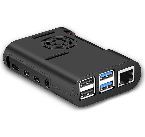 Case Raspberry Pi 4 2gb 4gb 8gb Abs Com Suporte Para Cooler