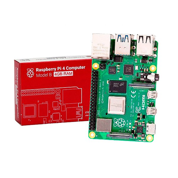 Placa Raspberry Pi 4 4GB Model B Anatel