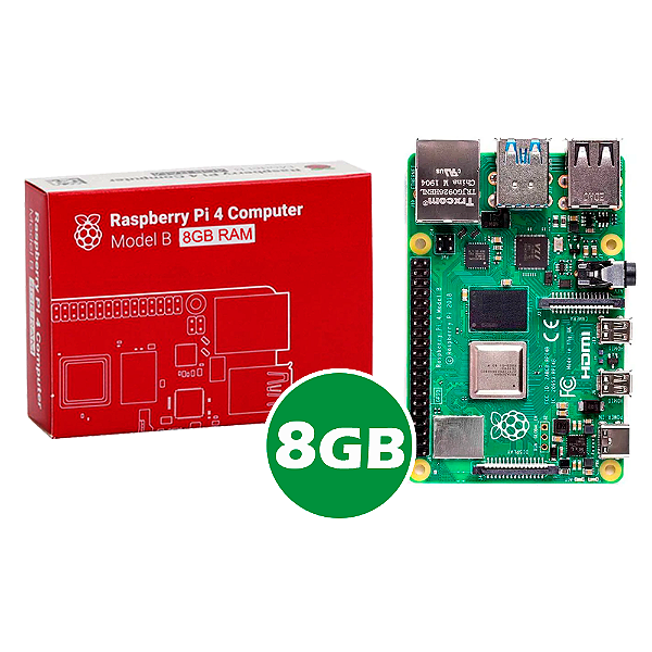 Raspberry Pi 4 Modello B (8GB) : : Informatica